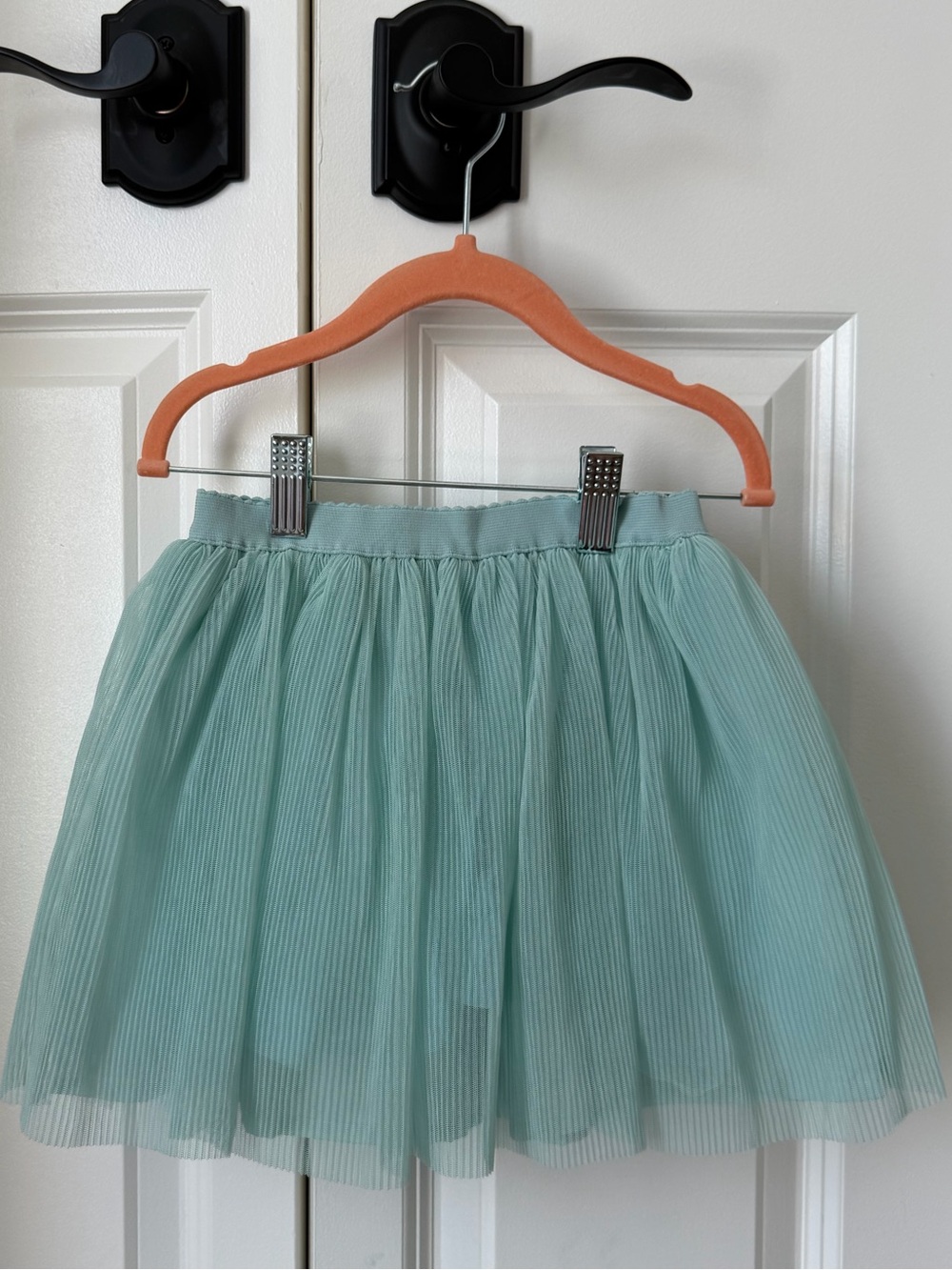 Mayoral Pleated Tulle Mini Skirt